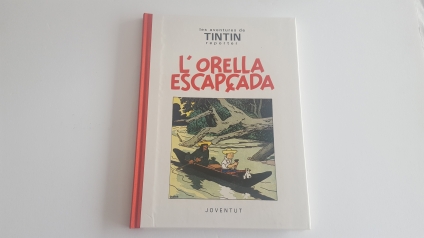 Libro blanco y negro L'orella escapada (cataln)