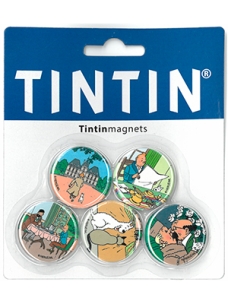 Pack de 5 imans - magnets rodons